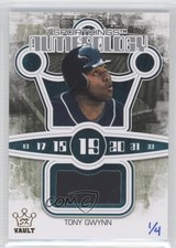 2010 Sportkings Series D Numerology Silver 2015 Sport Kings Vault /4 Tony Gwynn