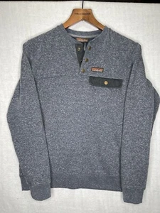 Patagonia Hemp Sweatshirt Womens S Stone Blue Snap Closure Style 41585 - Bild 1 von 8