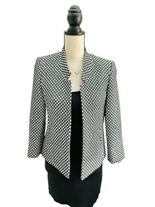 EUC Jones Studio Blazer schwarz & weiß gemustert Größe: 4 - Bild 1 von 3