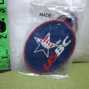 UNITED STATES BOWLING CONGRESS embroidery keychain 200 Game Award NWT - Bild 1 von 2