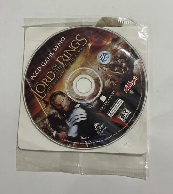 Lord of the Rings PC CD Game Demo Kellogg's 2003 (The Return of the King) NEW - Image 1 of 3