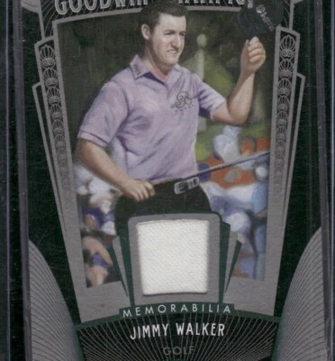 JIMMY WALKER 2015 Upper Deck Goodwin Champions Memorabilia Relic Golf #M-JW - Image 1 of 2