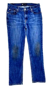 Levis 505 Herren Straight Leg Blau Denim Jeans 32x30 (nicht 31x32 auf Etikett angegeben) - Bild 1 von 12