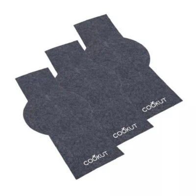 SET 3 feltri protettivi COOKUT protezione impilabile per padelle pentole protezione padelle feltri - Immagine 1 di 4