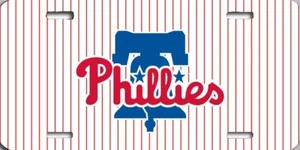 MLB Philadelphia Phillies Liberty Bell Stripes Auto LKW Nummernschild - Bild 1 von 1