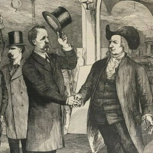 Complete 1874 Daily Graphic Illustrated Large Newspaper Advertising 5/6 VG/EXC - Picture 1 of 5