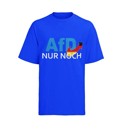 Spruch Nur noch AFD Allgemeine Freie Denker DE Flagge Herren T-Shirt Baumwolle - Bild 1 von 2