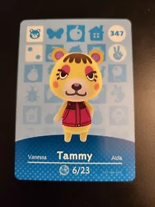 Tarjeta amiibo Tammy - 347 - Serie 4 - Auténtica de cruce de animales - Imagen 1 de 1