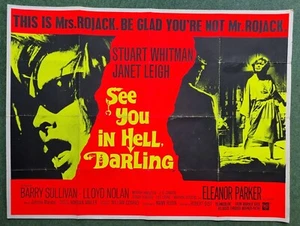 "See You In Hell, Darling" Original 1966 UK Quad Filmplakat - Bild 1 von 2