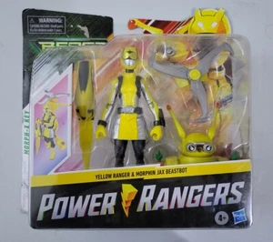 Power Rangers: Beast Morphers - Yellow Ranger Figure & Morphin Jax Beastbot Set - Picture 1 of 4