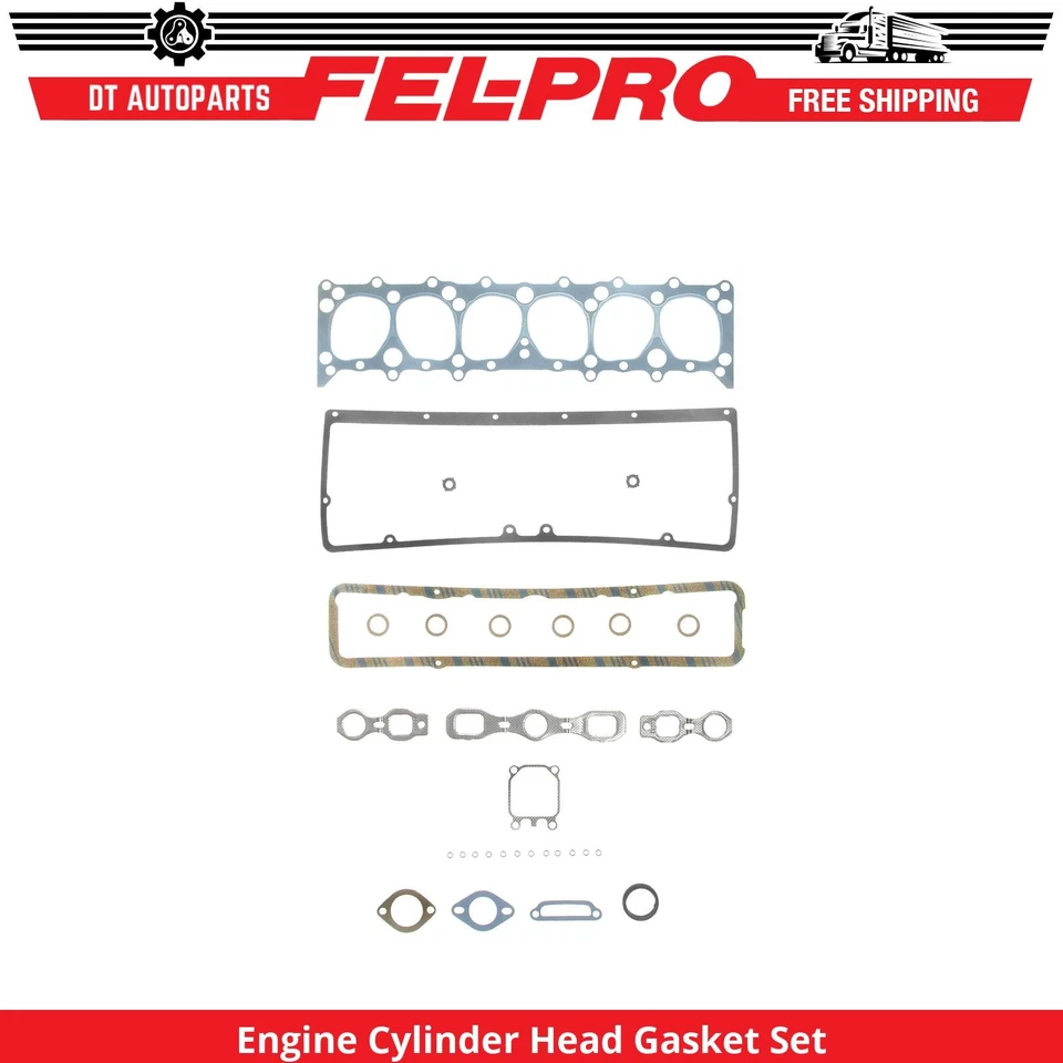 For 1953 Chevrolet One-Fifty Series 3.5L Engine Cylinder Head Gasket Set Fel-Pro - Image 1 of 1