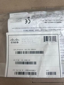 NEW GLC-FE-100LX Cisco original 100BASE-LX SFP for FE port fast shipping - Picture 1 of 2