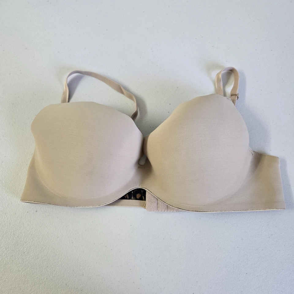 Btempt'd Women Bra 36D Beige T Shirt Wireless Smooth Lightly Lined Convertible - Image 1 of 4