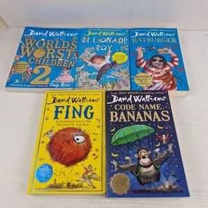 Code Name Bananas, Billionaire Boy 5 Book Bundle By David Walliams - Afbeelding 1 van 22