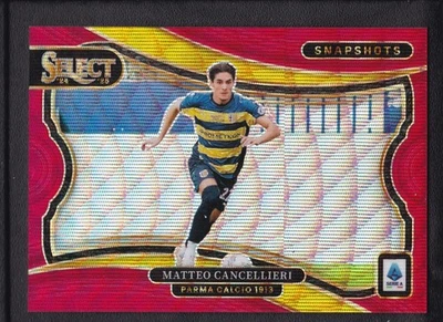 2024-25 MATTEO CANCELLIERI 44/49 PANINI SELECT SERIE A SNAPSHOTS WAVE RED - Image 1 of 2
