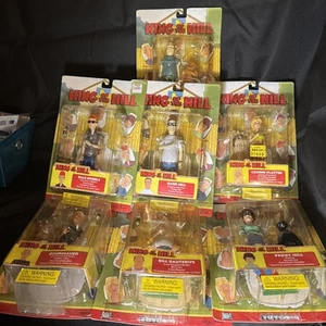 King of The Hill action figures Set New In Box 2002 - Fox TV Collectibles Toycom - Picture 1 of 15