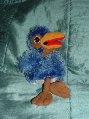 VINTAGE EMU HAND PUPPET  SMALL 12" ROD HULL RAVENSDEN 2007 ENDEMOL   (7) - image 1 of 4