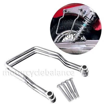 Alforja Honda Shadow Spirit VT750 DC 2001-2008 soportes barra cromada Foto 1 de 4