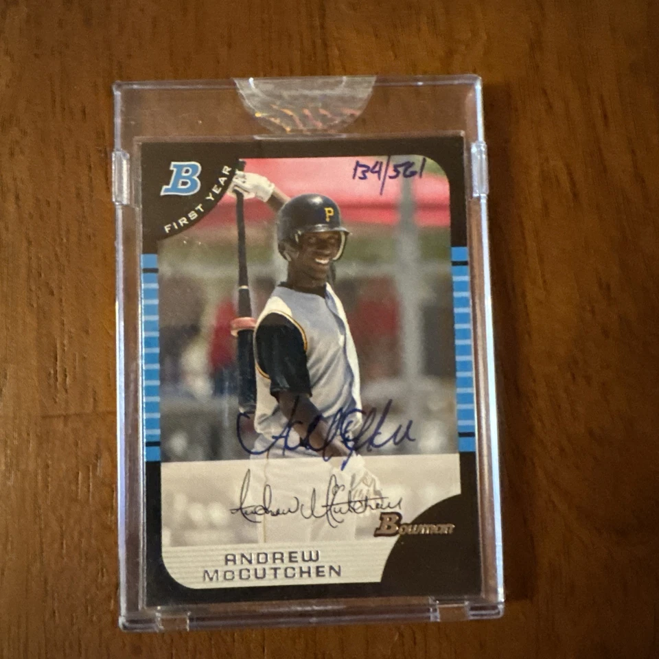 Tarjeta Bowman Originals Andrew McCutchen 2006 automática #BDP63/561 Foto 1 de 1