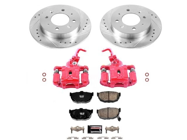 Kit de pastillas de freno trasero y rotor para 04-09 Kia Spectra Spectra5 NX21C1 Foto 1 de 1