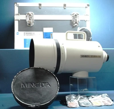 Raro! [Quase Não Usado] Lente Reflex Minolta RF ROKKOR 1600mm f11 MD MC Mount JAPÃO - Imagem 1 de 4