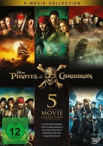 Pirates of the Caribbean: 5-Movie Collection (DVD) Various (UK IMPORT) - Picture 1 of 1