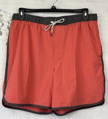Pantalones cortos de playa para piscina forrados de malla coral Sonoma para hombre talla Grande L  Foto 1 de 4