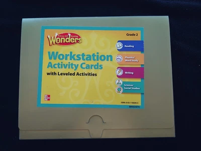 McGraw Hill Reading Wonders - Workstation Activity Cards - Grade 2 - Homeschool - Image 1 of 4