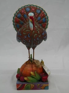 Jim Shore Tom a Plenty Herbst 2007 Figur 4007979 Thanksgiving Truthahn auf Kürbis - Bild 1 von 8