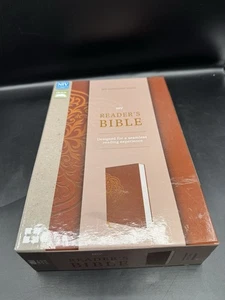 NIV, Reader's Bible, Leathersoft, Brown: Designed for a Seamless Reading Experi - Picture 1 of 8
