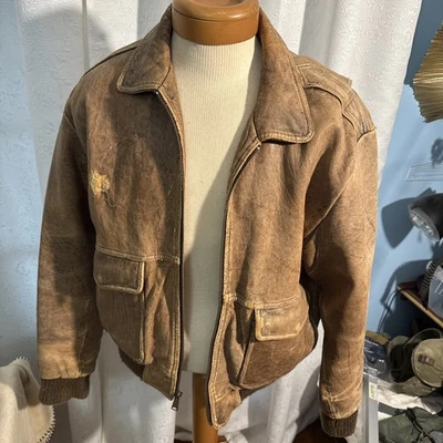 Chaqueta A-2 Segunda Guerra Mundial Reproducción Talla 40 Por Pour Le Sport Foto 1 de 4