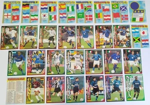 Azzurri Und Gegner WM 98 Lot 30 Cards panini Baggio Zidane Buffon - Bild 1 von 6