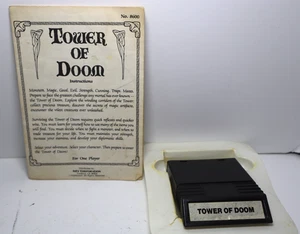Vintage Intellivision Tower of Doom Fantasy RPG Game & Manual EXC - Picture 1 of 4