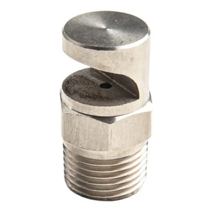 Wide Spray Angle Boomless Nozzle (1/2”BSP) Stainless Steel Deflector Sprayer New - Picture 1 of 16