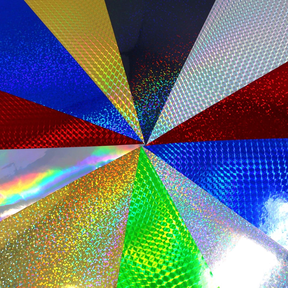 DIN A4 Effekt Folien 29,7x21cm Hologramm Flakes Plotter Plotterfolie Plottfolie - Bild 1 von 1