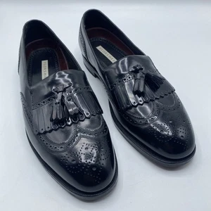 Florsheim 9D 20533 schwarze Leder Budapester Halbschuhe Quaste Kiltie Schuhe 10,5 D 29F - Bild 1 von 7