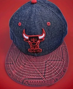 Chicago Windy City Bulls Mütze New Era 9Fifty Snapback blau Hartholz klassischer Druckknopf - Bild 1 von 4