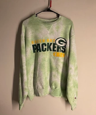 SUDADERA GREEN BAY PACKERS VINTAGE AÑOS 90 CAMPEÓN CUELLO REDONDO XL   Foto 1 de 4