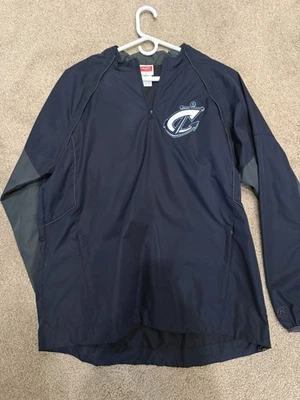 Columbus Clippers Team MILB Rawlings Pullover Rompevientos Chaqueta Para Hombre Talla Grande Foto 1 de 3
