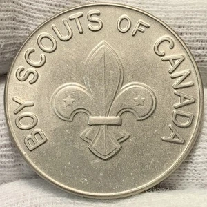 1970 Boy Scouts of Canada 2° moneta medaglia Jamboree artico e settentrionale (L133) - Foto 1 di 3
