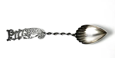 Sterling Silver Novelty Spoon Pittsburg  (PA.) marked Sterling - continental USA - Image 1 of 3