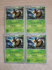 4) Pokemon TCG Vespiquen 10/98 2016 World Championships - Picture 1 of 2