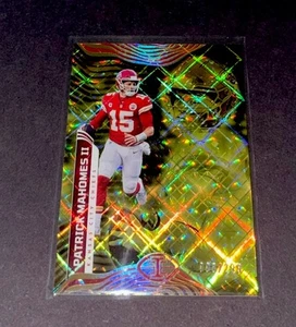 2022 Illusions Patrick Mahomes Trophy Collection Yellow Diamond /299 Chiefs  - Picture 1 of 2
