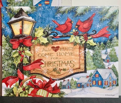 Set of 2! Christmas Cards! Gorgeous LANG Hearts Come Home - Image 1 of 4