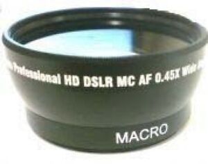 Wide Lens for SONY DCR-SR11E DCRSR11E HDR-UX1E HDRUX1E