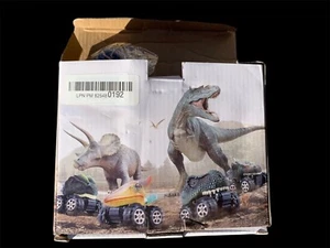 DINOBROS Dinosaur Toy Pull Back Cars 6 Pack Dinosaur Boy Toys Age 3,4,5,6,7 NIB - Picture 1 of 4