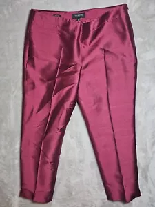 Talbots Women's Red Dress Pants 12P Hidden Zipper Lightweight NWT - Picture 1 of 16