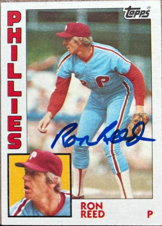 Ron Reed Autographed 1984 Topps #43 - Image 1 of 1