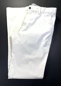 Cole Haan Men's Size 32 x 31 Classic Grand OS Lightweight Khaki Pants Flatfront - Picture 1 of 18