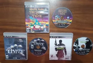 Lot of 3~PS3~SOUTH PARK: STICK OF TRUTH~THIEF~COD: MW3~EX Discs/AllTested/NICE! - Picture 1 of 3